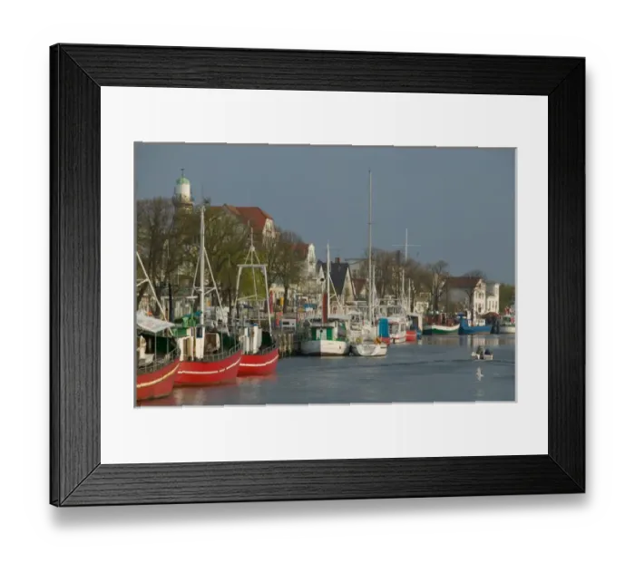 Framed Print : warnemunde waterfront Framed Print : warnemunde waterfront