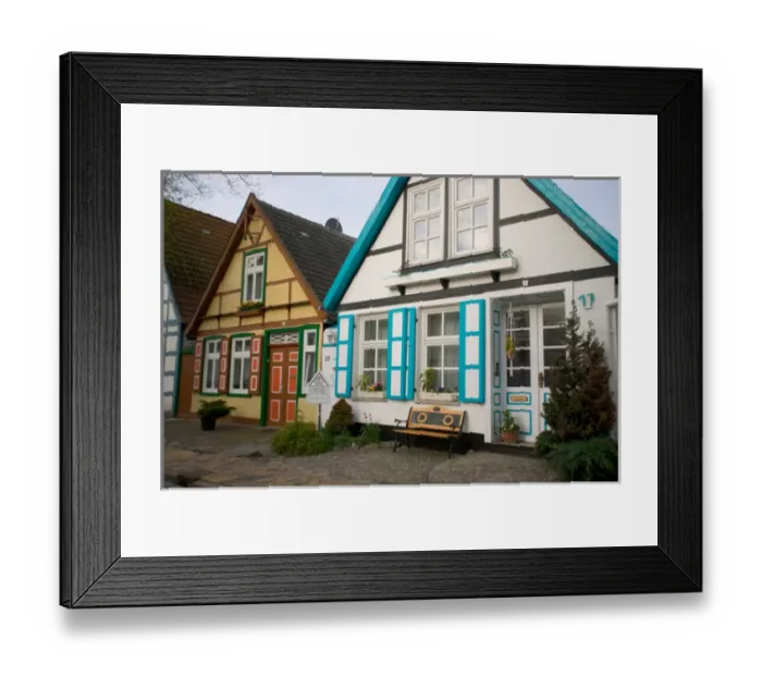 Framed Print : historic buildings