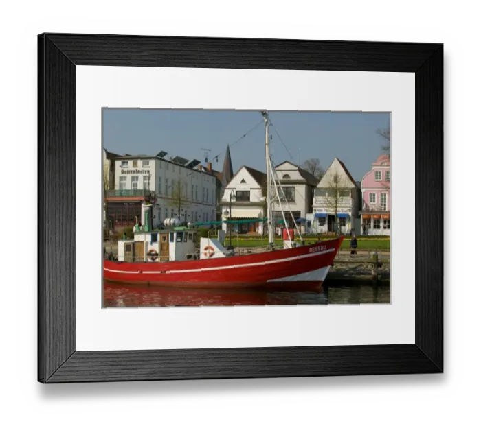 Framed Print : fishing boat, warnemunde Framed Print : fishing boat, warnemunde