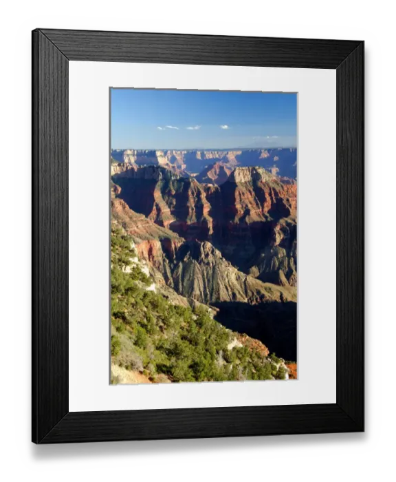 Framed Print : North America, USA, Arizona, Grand Canyon National Park, North Rim. Canyon view with Framed Print : North America, USA, Arizona, Grand Canyon National Park, North Rim. Canyon view with