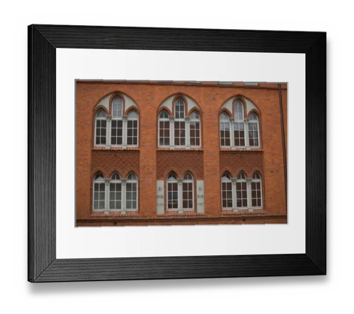 Framed Print : historic building, Lubeck_germany