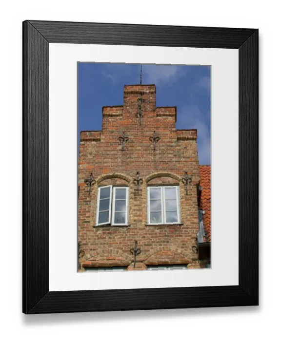 Framed Print : old wal, Lubeck_germany Framed Print : old wal, Lubeck_germany