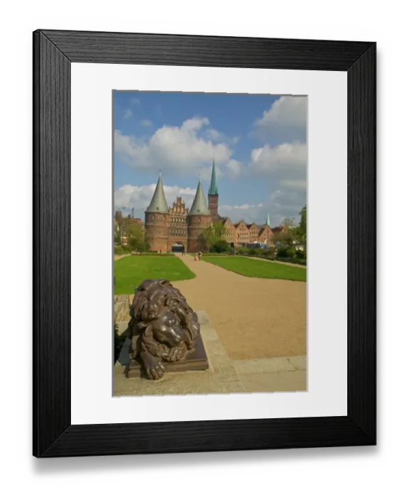Framed Print : Holsten Gate, Lubeck_germany