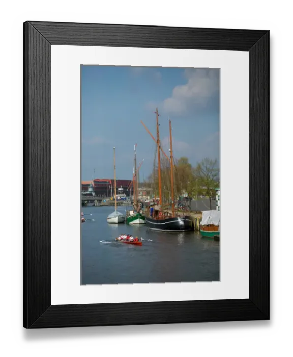 Framed Print : waterfront, Lubeck_germany Framed Print : waterfront, Lubeck_germany