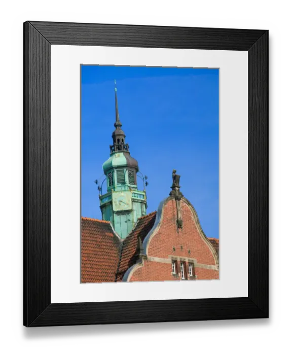 Framed Print : spire, Lubeck_germany Framed Print : spire, Lubeck_germany