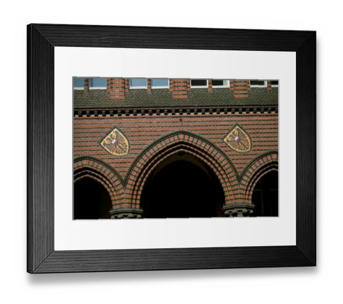 Framed Print : old wall, Lubeck_germany Framed Print : old wall, Lubeck_germany