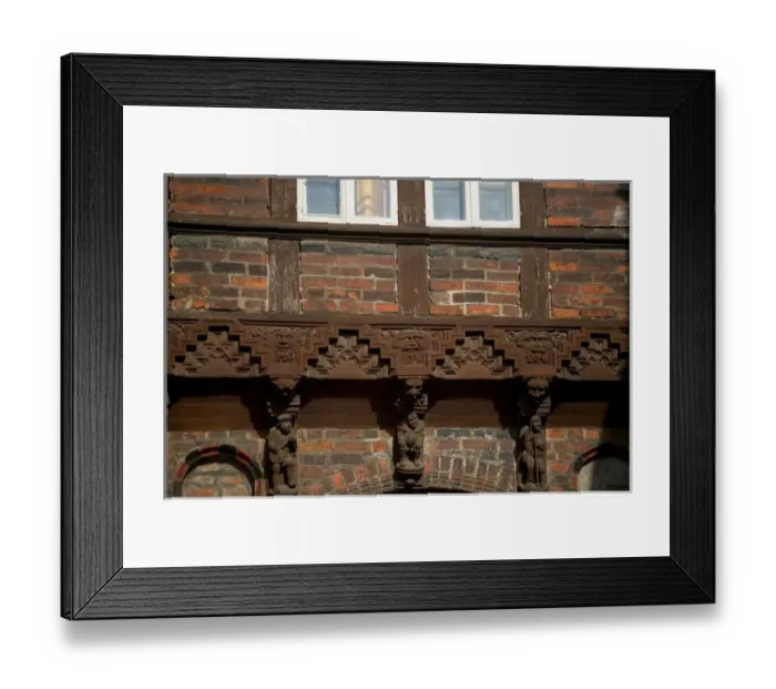 Framed Print : old wall, Lubeck_germany Framed Print : old wall, Lubeck_germany