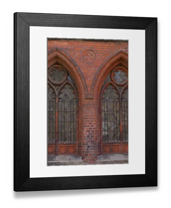 Framed Print : historic windows, Lubeck_germany Framed Print : historic windows, Lubeck_germany