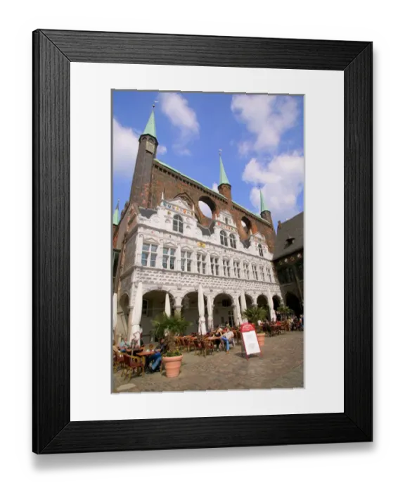 Framed Print : historic district, Lubeck_germany Framed Print : historic district, Lubeck_germany