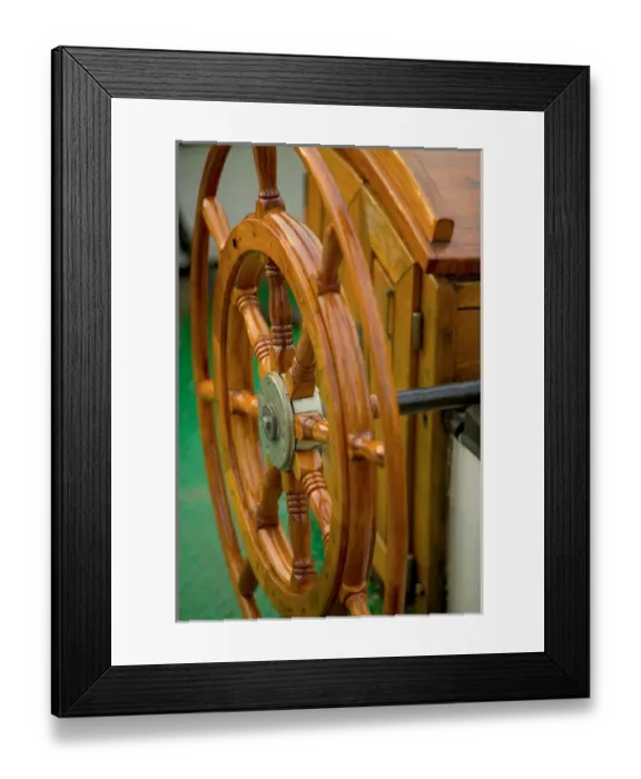 Framed Print : ships wheel, Lubeck_germany Framed Print : ships wheel, Lubeck_germany