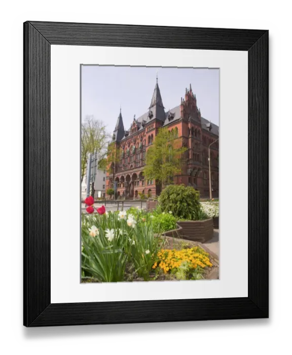 Framed Print : old town, Rostock_Germany Framed Print : old town, Rostock_Germany