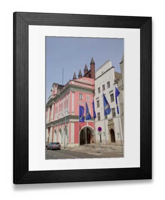 Framed Print : Town Hall, Rostock_Germany Framed Print : Town Hall, Rostock_Germany
