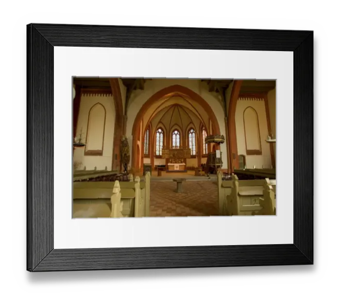 Framed Print : Maria Church warnemunde Framed Print : Maria Church warnemunde