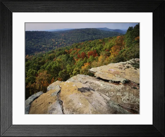 Framed Print : USA, Arkansas, Petit Jean State Park, Bluff