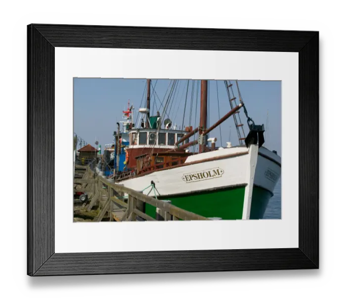 Framed Print : old boat, warnemunde Framed Print : old boat, warnemunde