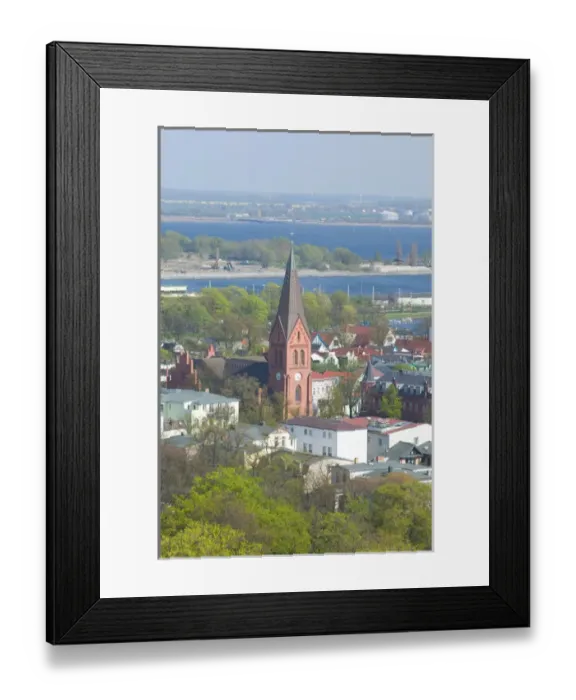 Framed Print : Maria Church, warnemunde Framed Print : Maria Church, warnemunde