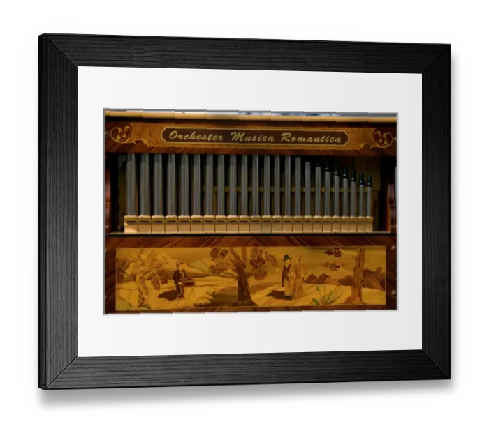 Framed Print : hand organ, warnemunde Framed Print : hand organ, warnemunde