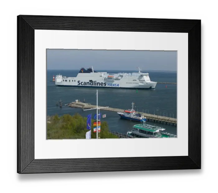 Framed Print : germany; warnemunde