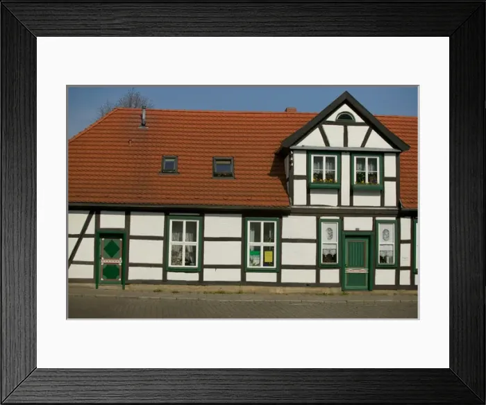 Framed Print : old building, warnemunde Framed Print : old building, warnemunde