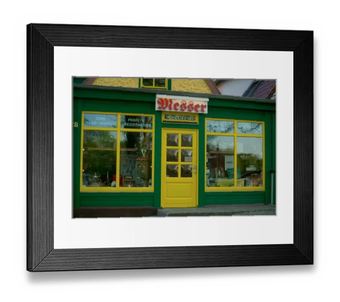 Framed Print : old shop, warnemunde Framed Print : old shop, warnemunde