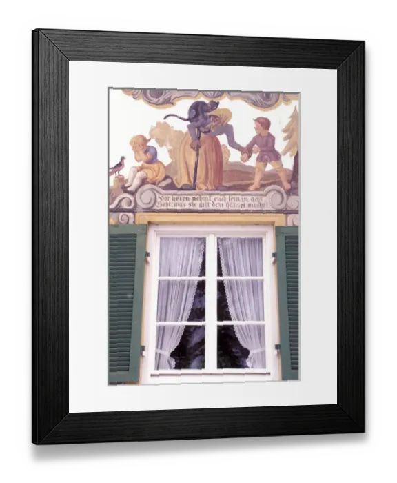Framed Print : Europe, Germany, Bavaria, Oberammergau. Hansel and Gretel house Framed Print : Europe, Germany, Bavaria, Oberammergau. Hansel and Gretel house