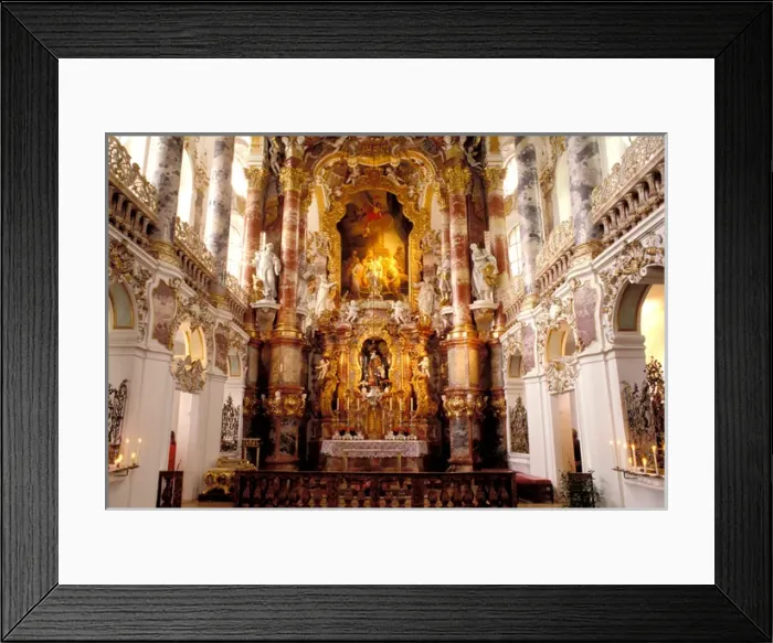 Framed Print : Europe, Germany, Bavaria, Wieskirche. Church interior Framed Print : Europe, Germany, Bavaria, Wieskirche. Church interior