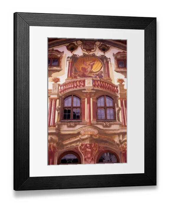 Framed Print : Germany, Bavaria, Oberammergau. Pilatus House Framed Print : Germany, Bavaria, Oberammergau. Pilatus House
