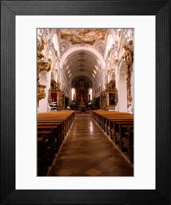 Framed Print : Germany, Bavaria, Steingaden. Welfenmunster church Framed Print : Germany, Bavaria, Steingaden. Welfenmunster church