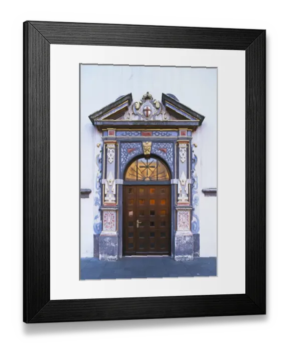 Framed Print : Europe, Western Germany, Trier, Rhineland-Palatinate, door into Kurfurstliches Palais Framed Print : Europe, Western Germany, Trier, Rhineland-Palatinate, door into Kurfurstliches Palais