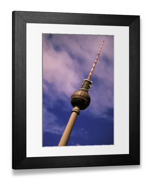 Framed Print : Europe, Germany, Berlin. Alexanderplatz, television tower Framed Print : Europe, Germany, Berlin. Alexanderplatz, television tower