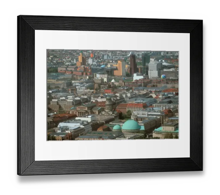 Framed Print : Europe, Germany, Berlin. Potsdamer Platz, viewed from television tower Framed Print : Europe, Germany, Berlin. Potsdamer Platz, viewed from television tower
