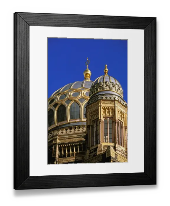 Framed Print : Europe, Germany, Berlin. Granienburger Strasse, The New Synagogue (b. 1866)