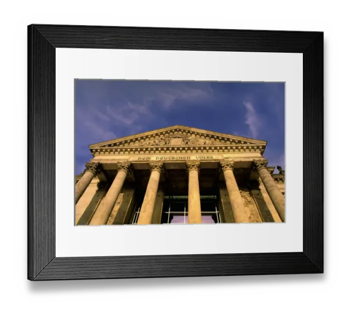 Framed Print : Europe, Germany, Berlin. Reichstag