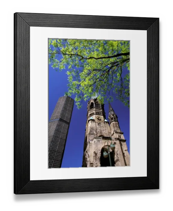 Framed Print : Europe, Germany, Berlin. Kaiser Wilhelm Memorial Church Framed Print : Europe, Germany, Berlin. Kaiser Wilhelm Memorial Church