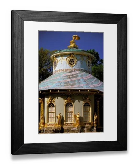 Framed Print : Europe, Germany, Potsdam. Parc Sanssouci, Chinese teahouse Framed Print : Europe, Germany, Potsdam. Parc Sanssouci, Chinese teahouse