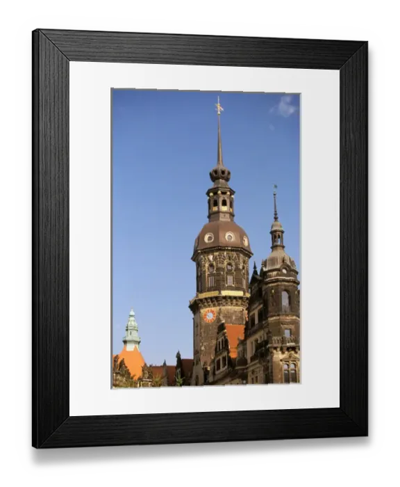 Framed Print : Europe, Germany, Saxony, Dresden. Dresden Schloss