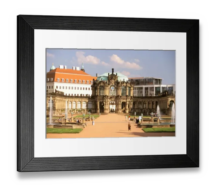 Framed Print : Europe, Germany, Saxony, Dresden. Zwinger Palace (b. 1728), view from courtyard Framed Print : Europe, Germany, Saxony, Dresden. Zwinger Palace (b. 1728), view from courtyard