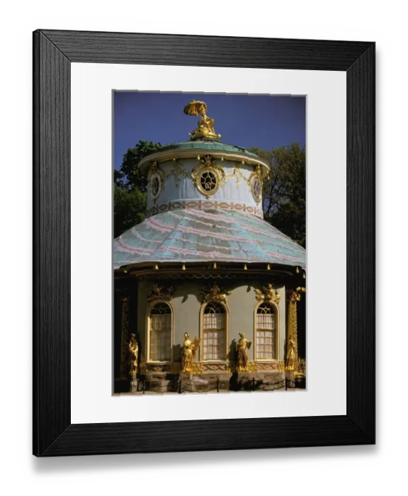 Framed Print : Europe, Germany, Potsdam. Park Sanssouci, Chinese teahouse Framed Print : Europe, Germany, Potsdam. Park Sanssouci, Chinese teahouse