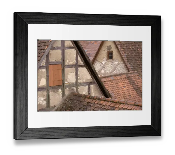 Framed Print : Europe, Germany, Bayern (Bavaria), Rothenburg. Half timbered details Framed Print : Europe, Germany, Bayern (Bavaria), Rothenburg. Half timbered details