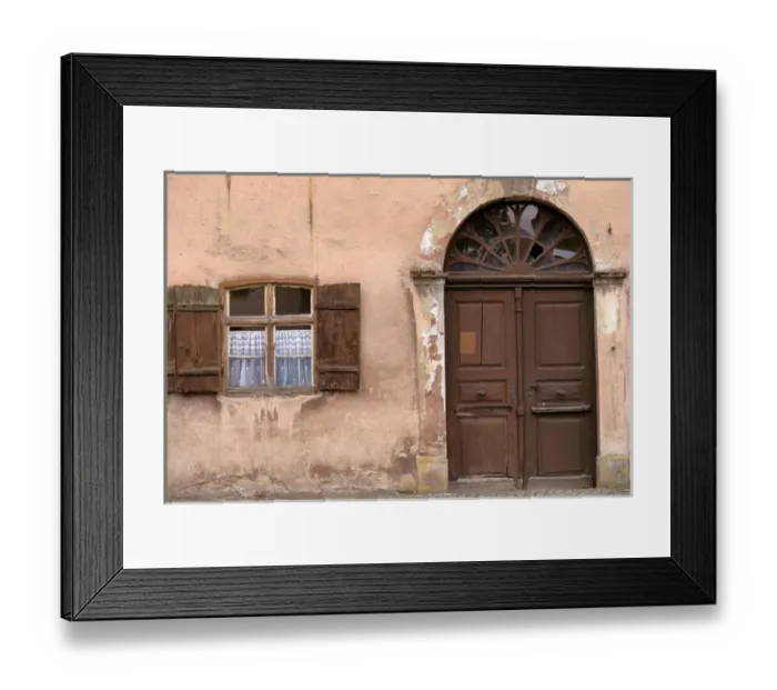 Framed Print : Europe, Germany, Bayern (Bavaria), Dinkelsbuhl. Romantische Strasse, doorway Framed Print : Europe, Germany, Bayern (Bavaria), Dinkelsbuhl. Romantische Strasse, doorway
