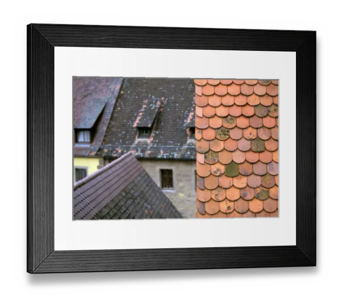 Framed Print : Europe, Germany, Bayern (Bavaria), Rothenberg Ob Der Tauber. Building details