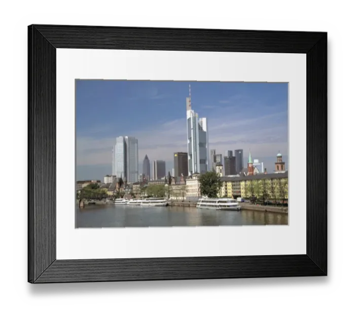 Framed Print : Europe, Germany, Hessen, Frankfurt. City view from Main River Framed Print : Europe, Germany, Hessen, Frankfurt. City view from Main River