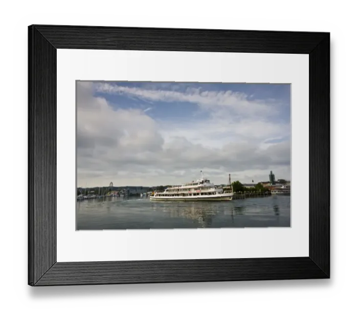 Framed Print : GERMANY, Baden-Wurttemberg, Lake Constance Area, Konstanz. Lake Constance Ferry Framed Print : GERMANY, Baden-Wurttemberg, Lake Constance Area, Konstanz. Lake Constance Ferry