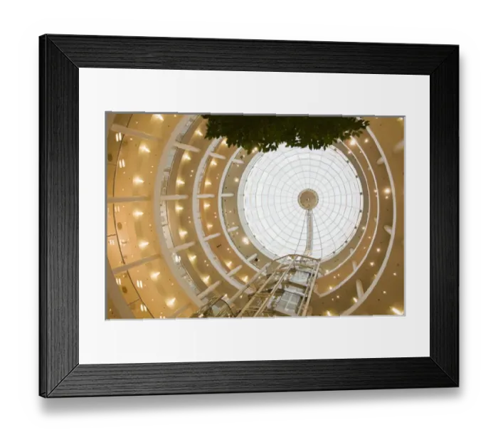 Framed Print : GERMANY, Baden-Wurttemberg, Stuttgart. Karls Passage Shopping Mall, interior