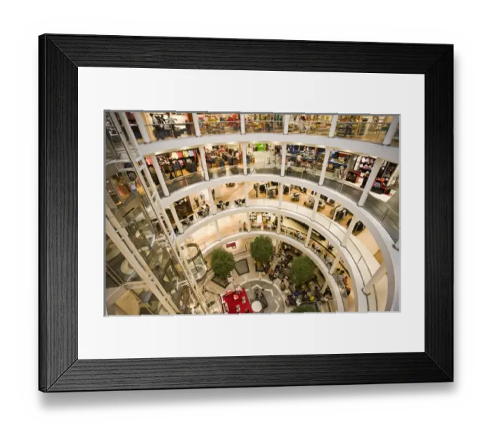 Framed Print : GERMANY, Baden-Wurttemberg, Stuttgart. Karls Passage Shopping Mall, interior Framed Print : GERMANY, Baden-Wurttemberg, Stuttgart. Karls Passage Shopping Mall, interior