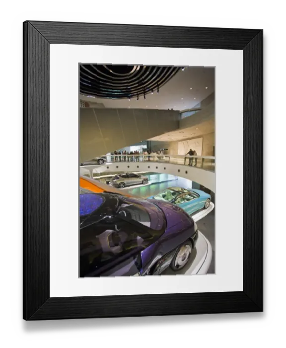 Framed Print : GERMANY, Baden-Wurttemberg, Stuttgart. Mercedes Benz Museum, Fascination of Technology Framed Print : GERMANY, Baden-Wurttemberg, Stuttgart. Mercedes Benz Museum, Fascination of Technology
