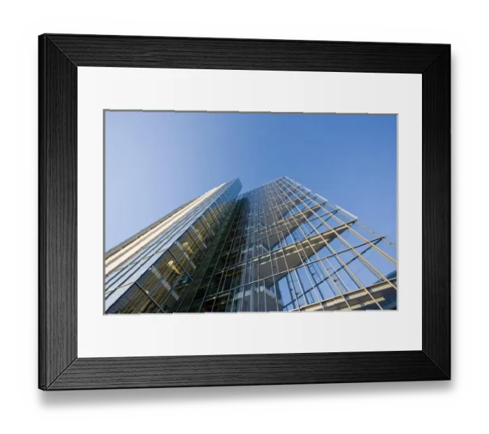 Framed Print : GERMANY, Baden-Wurttemberg, Stuttgart. New office building, Helbronner strasse Framed Print : GERMANY, Baden-Wurttemberg, Stuttgart. New office building, Helbronner strasse