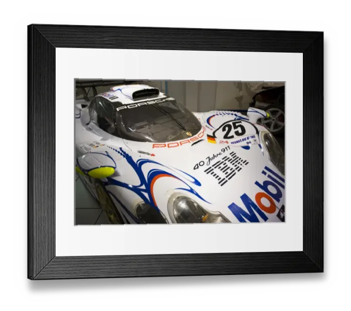 Framed Print : GERMANY, Baden-Wurttemberg, Stuttgart-Zuffenhausen. Porsche Car Museum, Porsche GT1