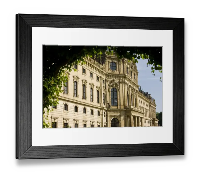 Framed Print : GERMANY, Bavaria, Bayern, Wurzburg. Residenz Palace, east view Framed Print : GERMANY, Bavaria, Bayern, Wurzburg. Residenz Palace, east view