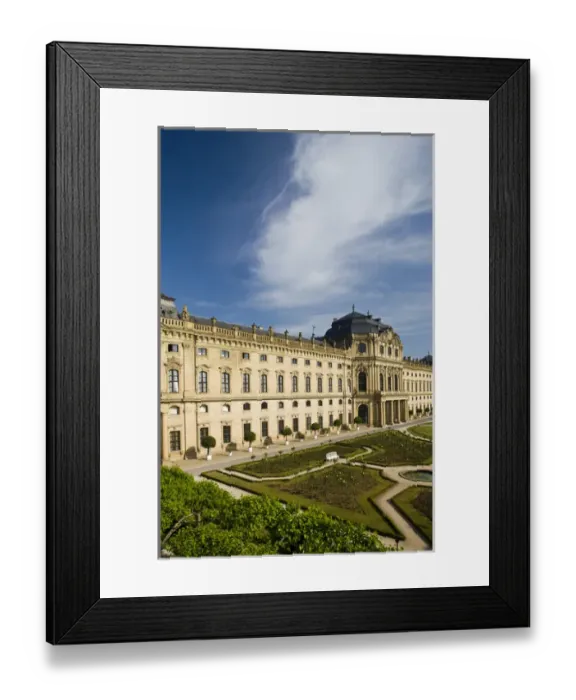 Framed Print : GERMANY, Bavaria, Bayern, Wurzburg. Residenz Palace, east view Framed Print : GERMANY, Bavaria, Bayern, Wurzburg. Residenz Palace, east view